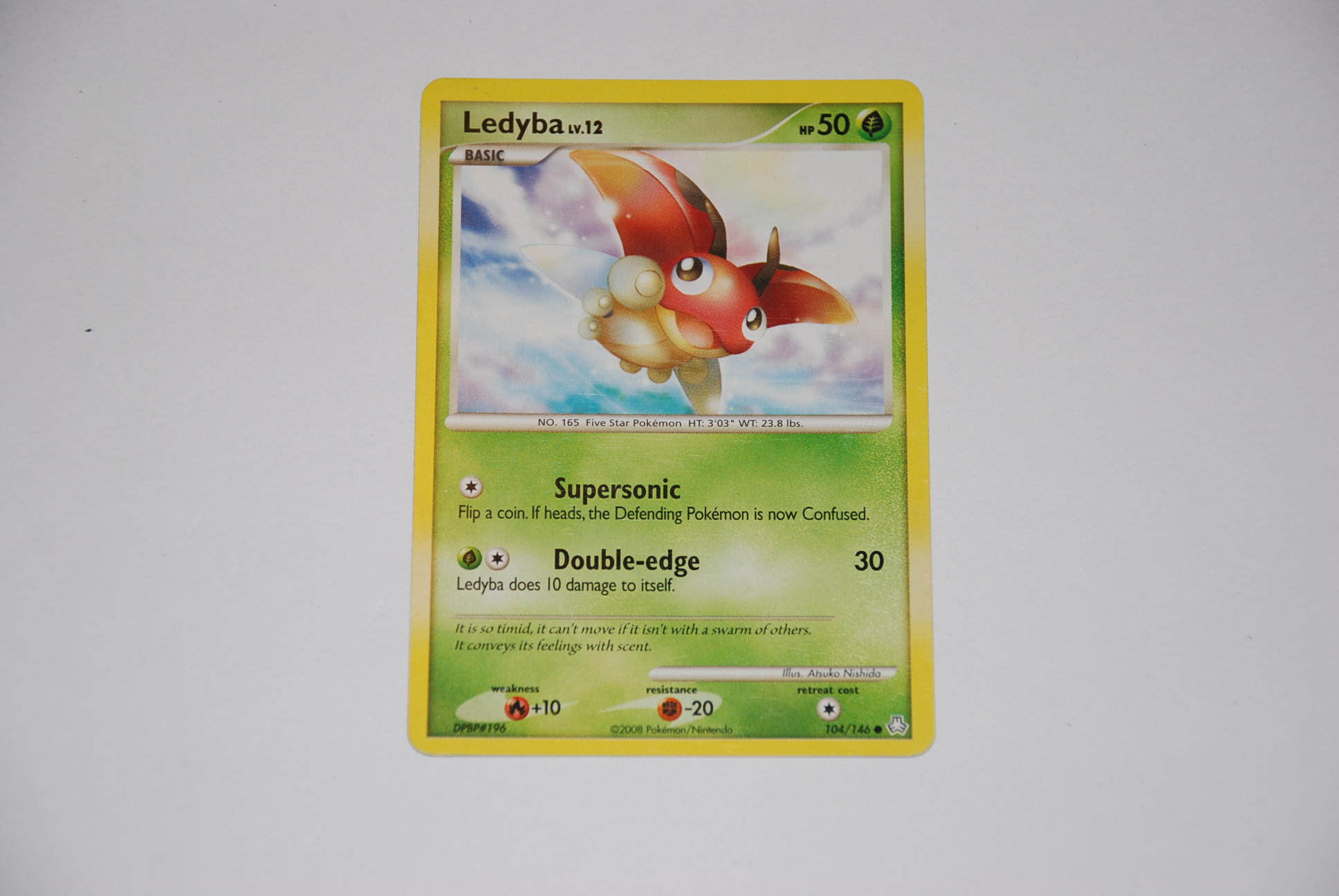 pokemon kaart ledyba lv12