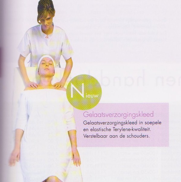 Gelaatsverzorgingskleed in Terylene.NOG NIEUW  