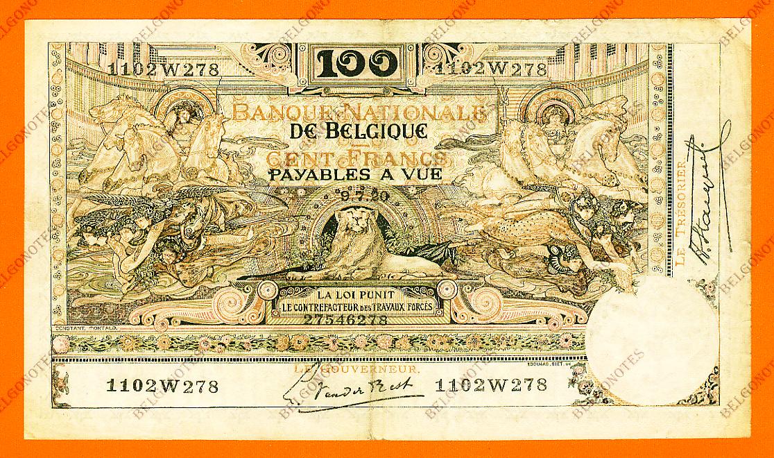 100 Francs Type Montald*09-07-1920*Lot 1902616278