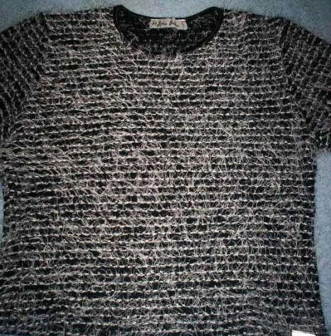 Kort truitje in leuke stof taille unique
