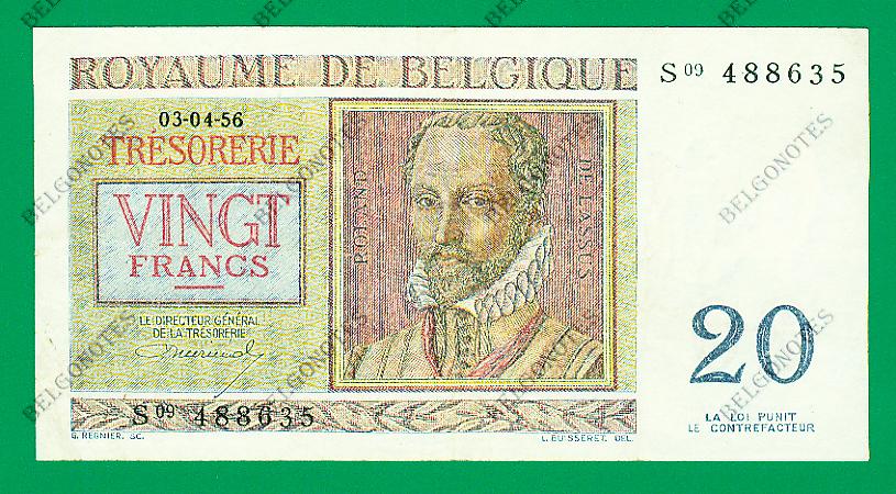 20 Francs type Regnier*03-04-1956*Lot 1902618635