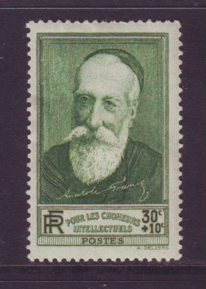 Frankrijk met plakker nr. 343