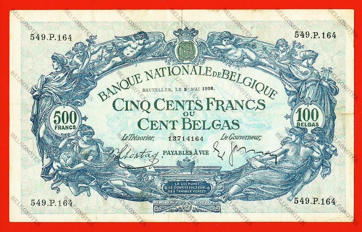 500 Francs Type '1887' 1938 * Lot 1902614164