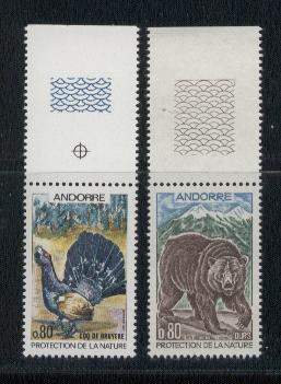 Frans Andorra nrs: 210/11 postfris
