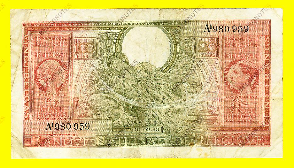 100 Francs Type Londen*01-02-1943*Lot 1902610959