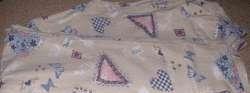 Beige bedrukte legging
