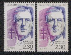 Frankrijk nrs:2634/4a postfris