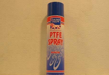 gouden leeuw siliconen of teflon spray