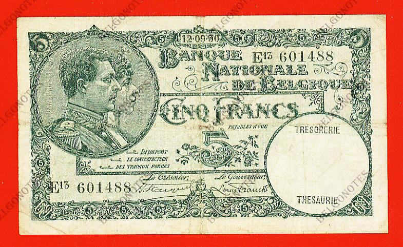 5 Francs Type '1919' *1930*Lot 1902611488