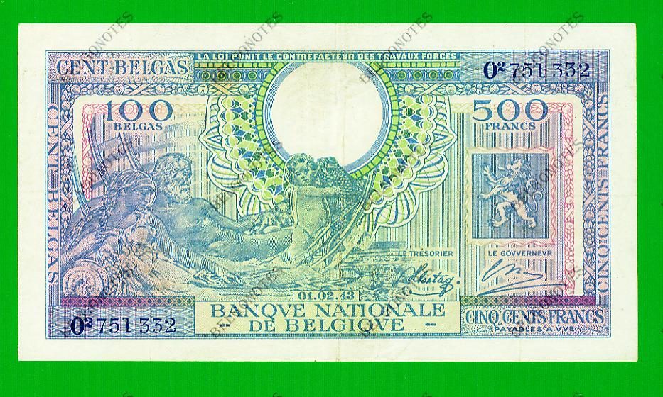 500 Francs Type Londen 1943*Lot 1902611332