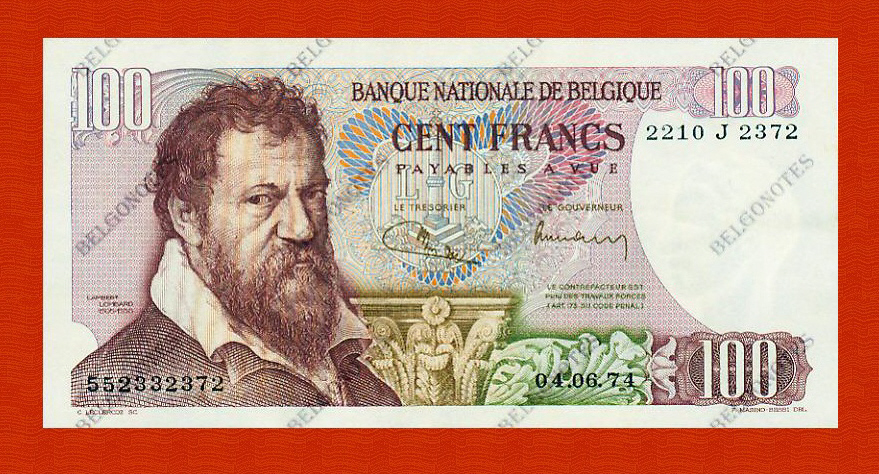 100 Francs Type Lombard **AUNC**1974**  Lot 1902612372