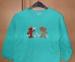 Foto 1 van Blauw-groene sweater (mt 4/5 jaar)