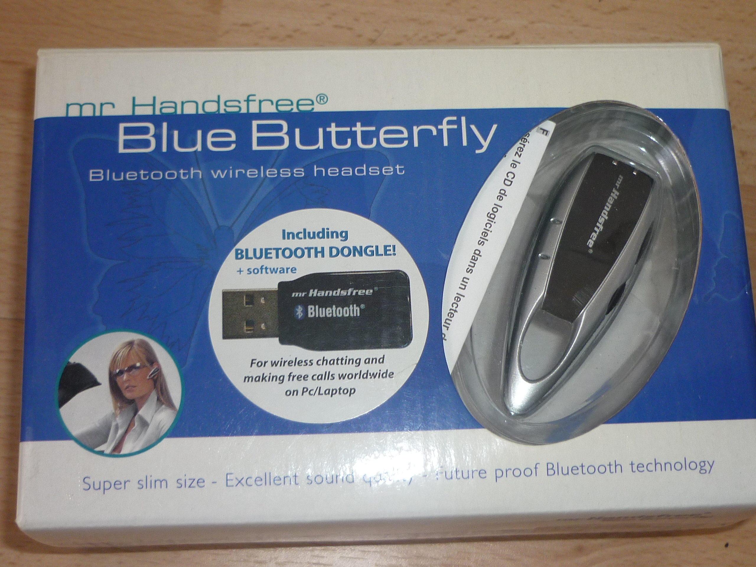 Nieuwe Handsfree headset met bleutooth