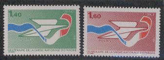 Frankrijk nrs:2165/66 postfris