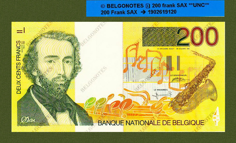 200 Francs Type Sax**UNC**Lot 1902619120