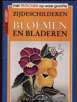 Zijdeschilderen bloemen en bladeren met 1patroonblad
