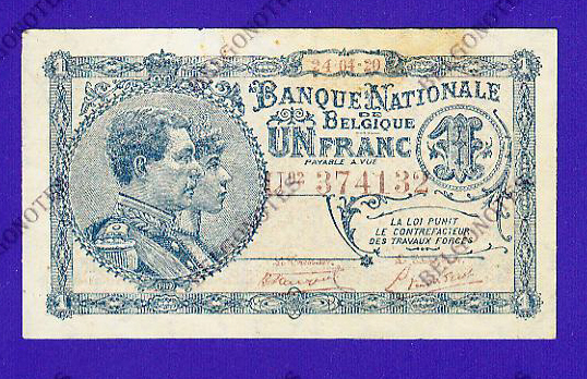 1 Franc Type Nat. reeks 1920*Lot 1902614132