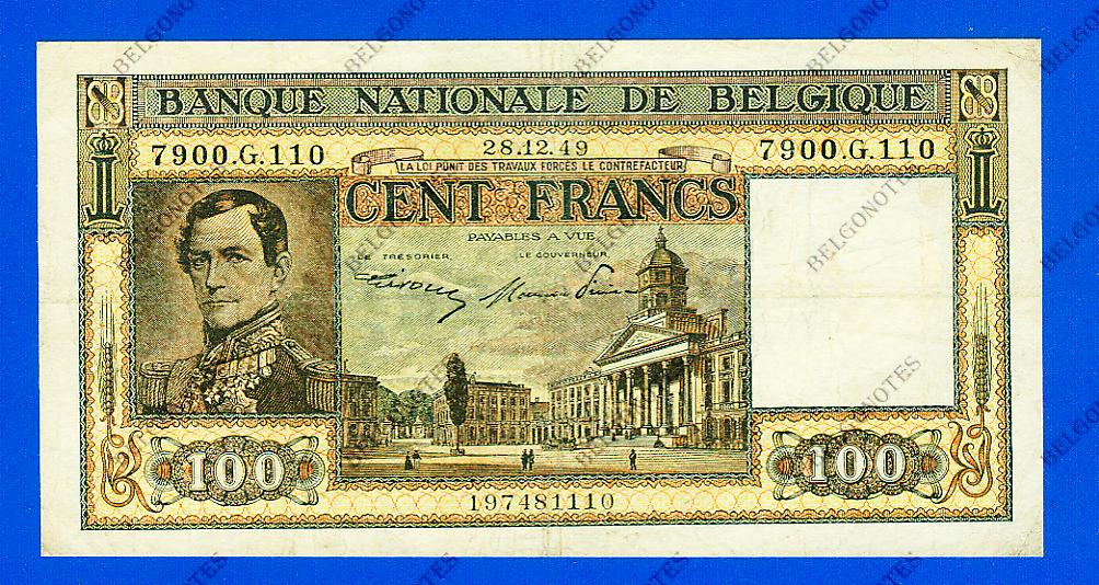 100 Francs Type Dynastie*1949*Lot 1902611110