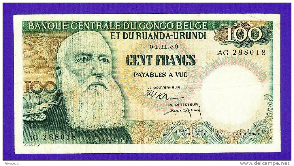 100 Francs  01-11-1959 * Lot 2410598018