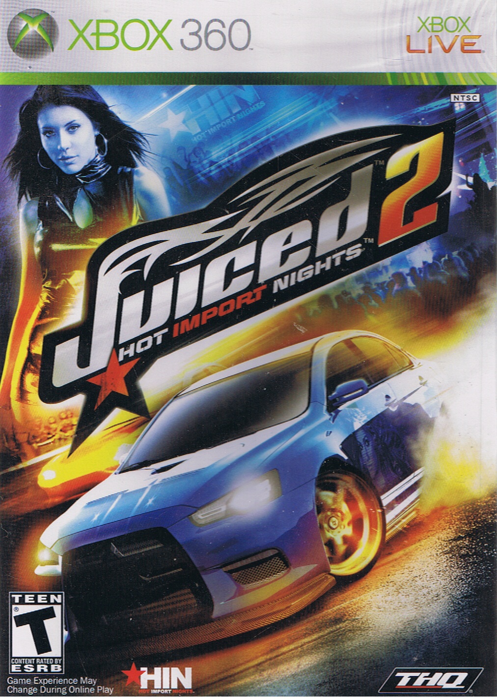 XBOX 360 GAME; Juiced 2: Hot Import Nights