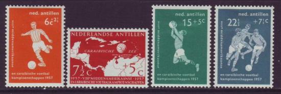 Nederlandse Antillen thema voetbal  