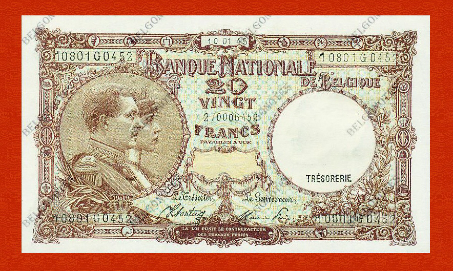 20 Francs Type '1919' **UNC**1945** Lot 1902610452