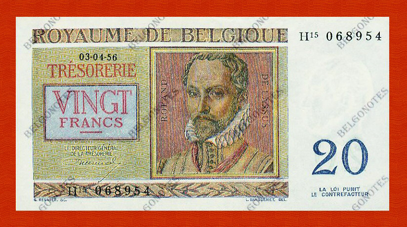 20 Francs Type Regnier **UNC**1956** Lot 1902618954