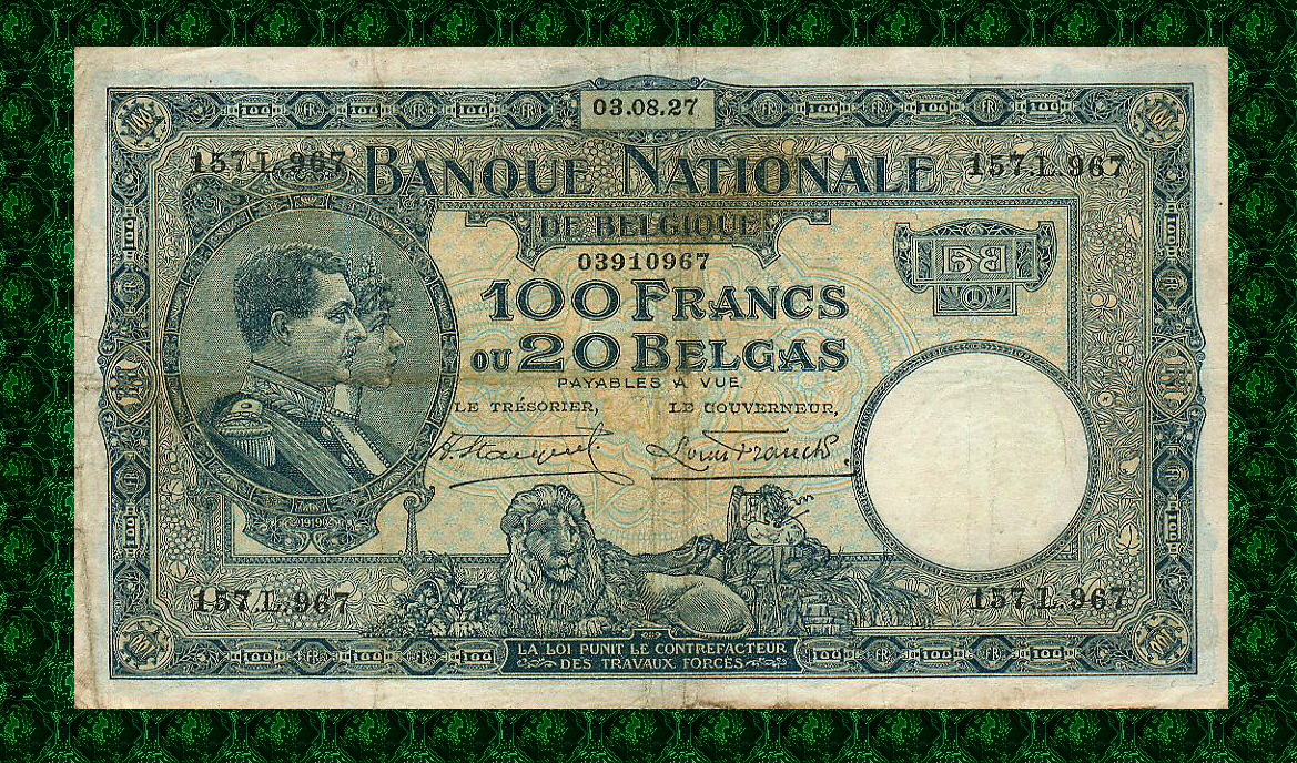 100 Francs Type Nat. reeks 1927*Lot 1902610967