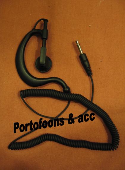 Oortje voor Motorola luidspreker microfoon PMR446 MP3 