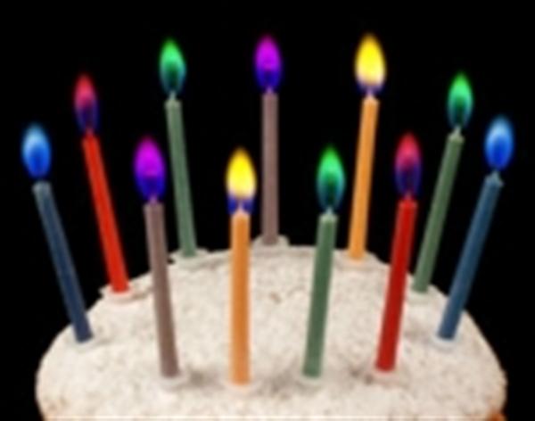 Magic Flames Magische vlammen verjaardagskaarsjes