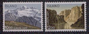 Ysland yvertnrs: 601/02  postfris