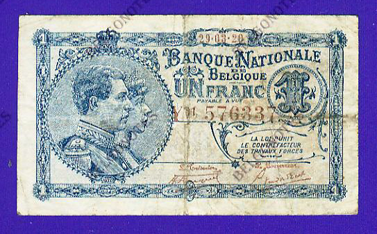 1 Franc Type Nat. reeks 1920*Lot 1902616337