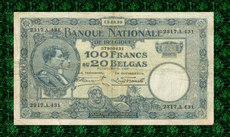 100 Francs Type Nat. reeks 1930*Lot 1902610431