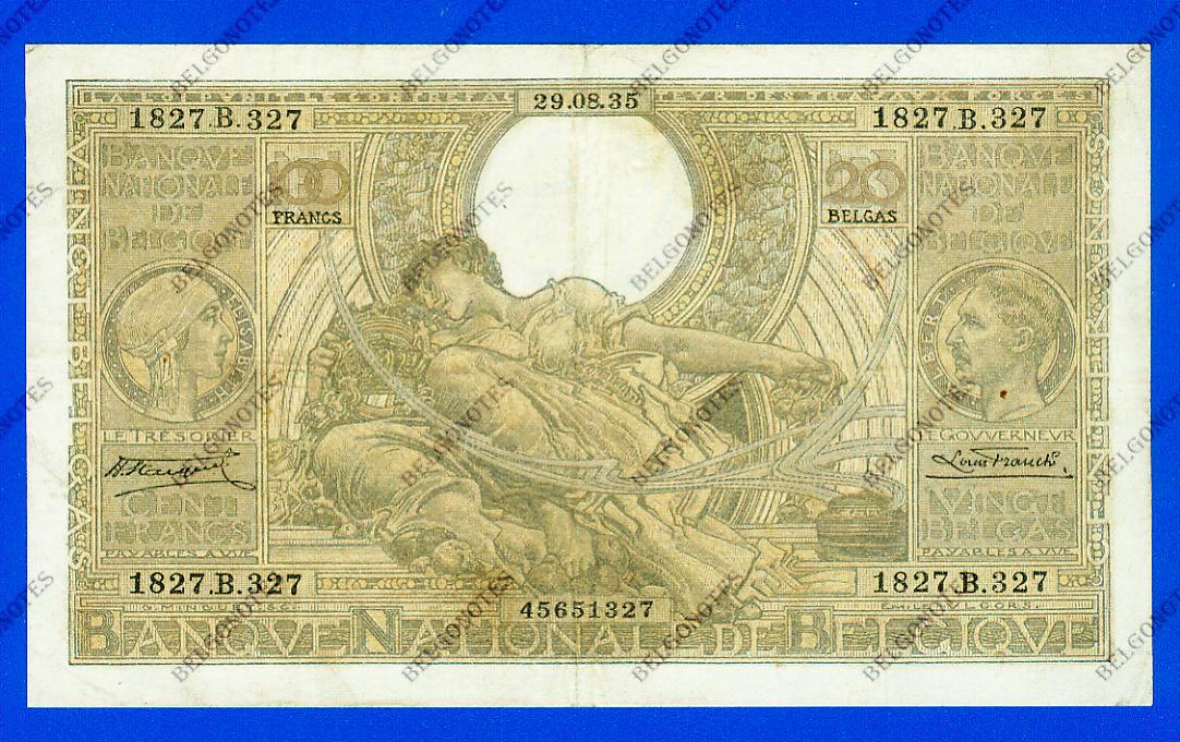 100 Francs Type Vloors 1935 * Lot 1902611327