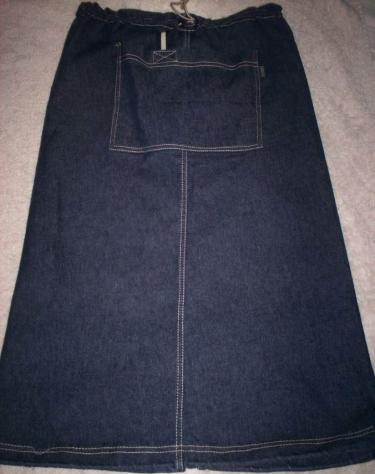 Lange jeansrok voor 10 jaar