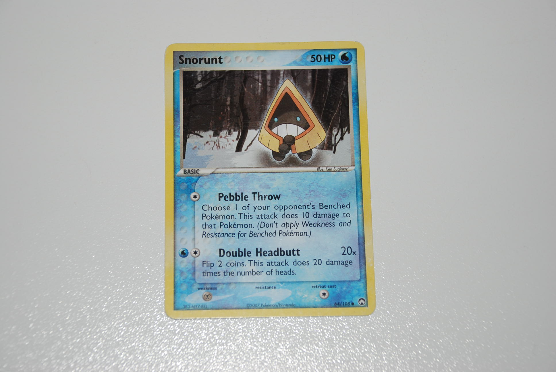 pokemon kaart snorunt