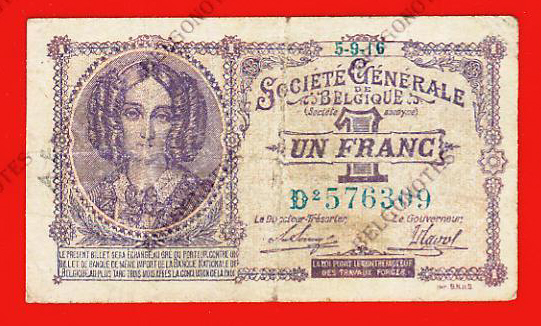 1 Franc Société Générale 1916 *Lot 1902616309