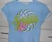 Foto 1 van Blauw T-shirt met print (maat 152)