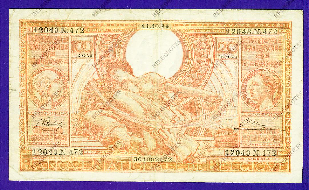 100 Francs Type Vloors oranje**FR-NL**Lot 1902612472