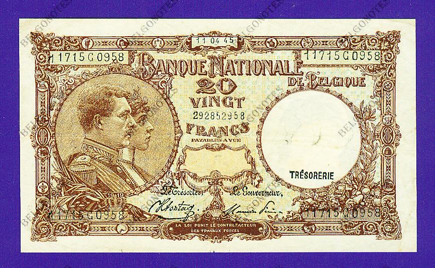 20 Francs Type '1919' *1945*Lot 1902610958