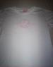 Foto 1 van Witte t-shirt met roze stiksels voor 12 jaar