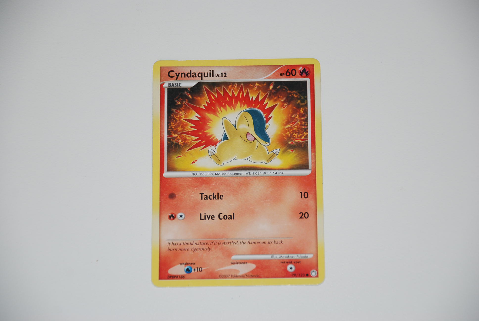 pokemon kaart cyndaquil lv 12