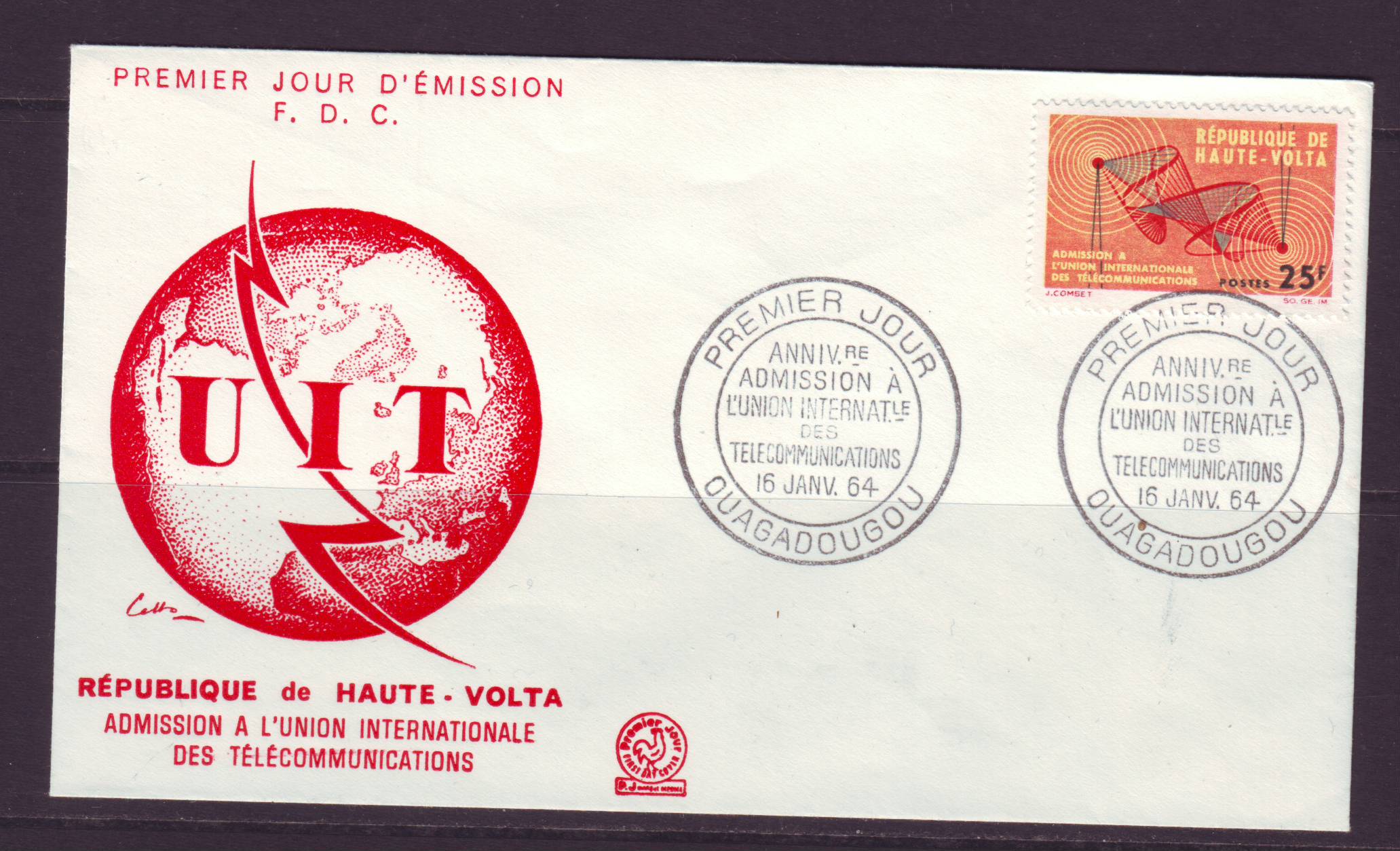 Ruimtevaart FDC15 Oppervolta 