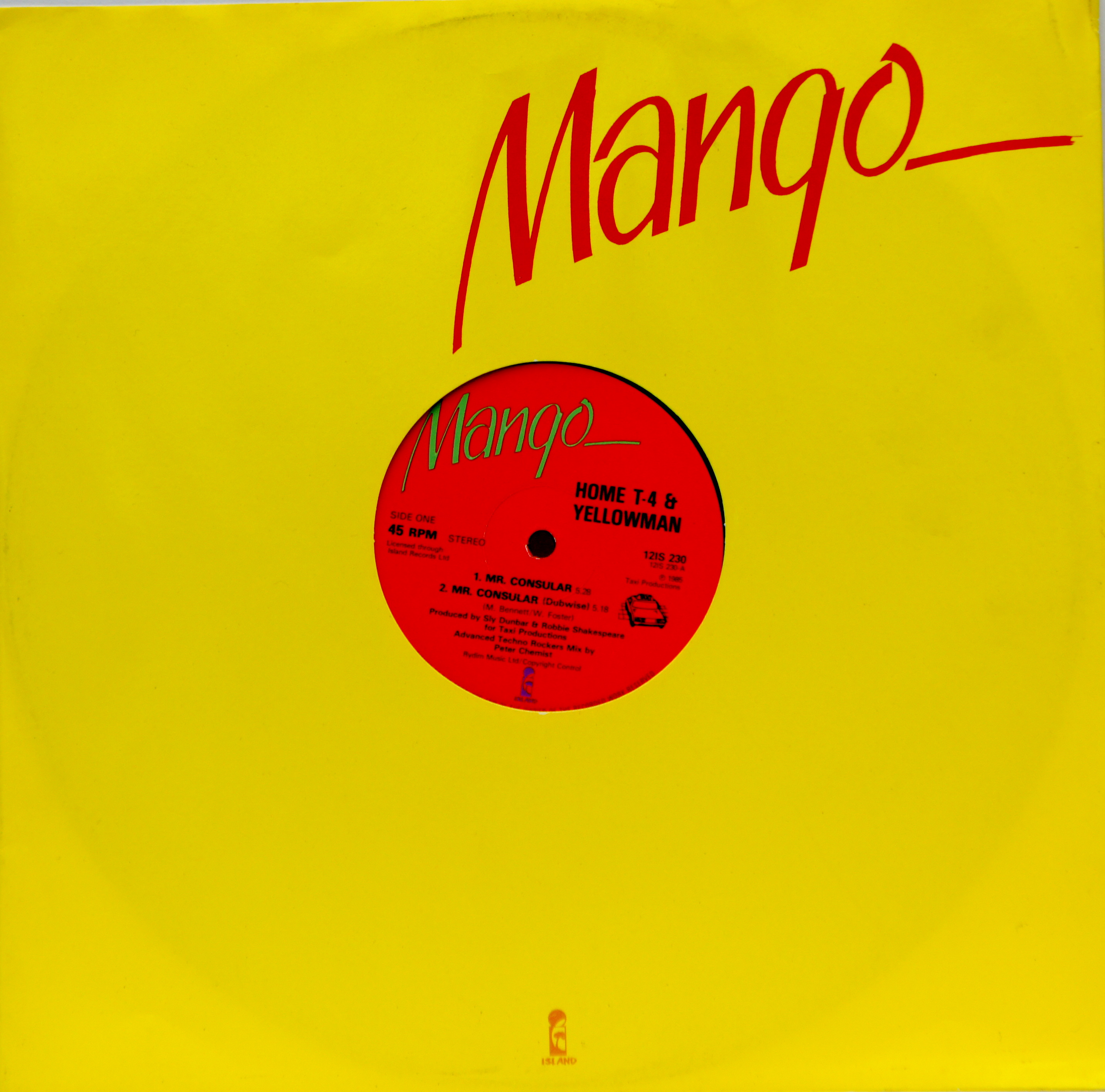 Home T-4* & Yellowman - Mr. Consular 