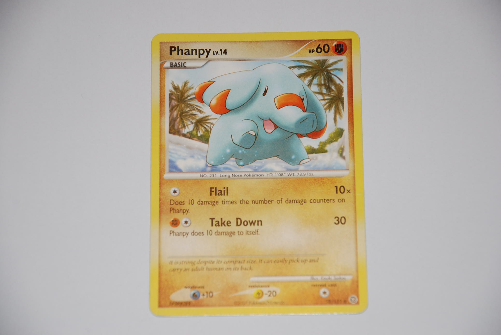 Pokemon kaart Phanpy lv14