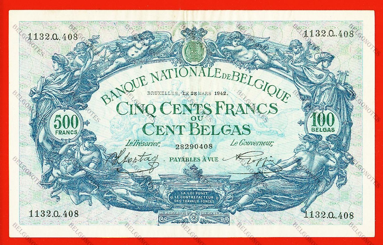 500 Francs Type '1887' 1942 * Lot 1902610408