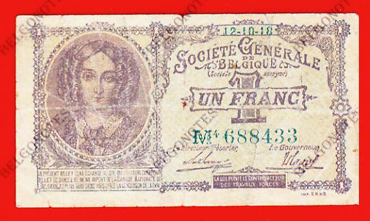 1 Franc Société Générale 1918 *Lot 1902618433