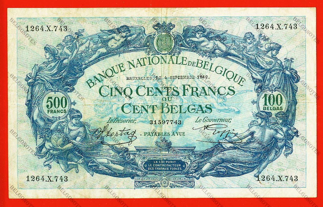 500 Francs Type '1887' 1942 * Lot 1902617743