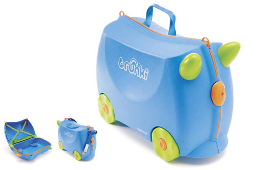 Trunki Terrance Blauw Kinderkoffer Koffer