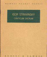 Igor Stravinsky, Canticum Sacrum